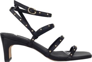 Talia - Black/Gold Studs